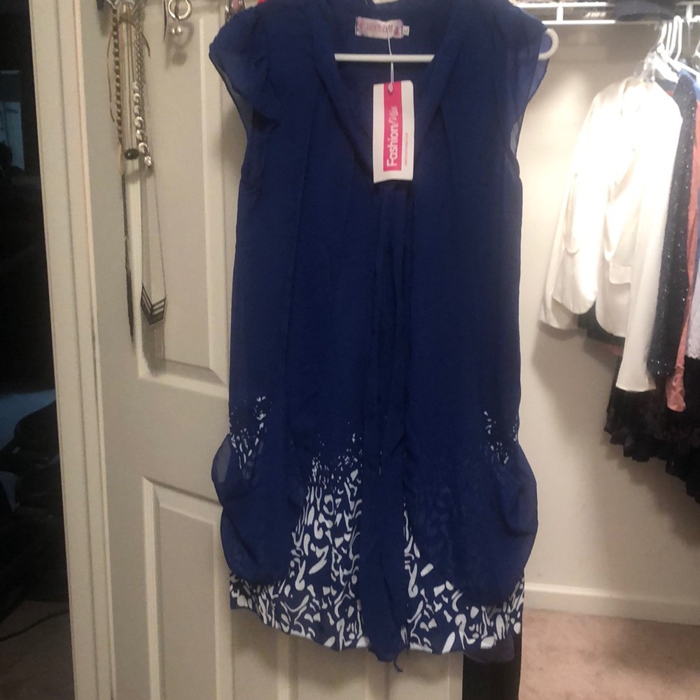 Cute chiffon detailed dress